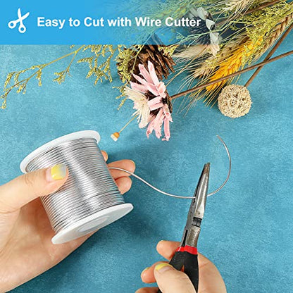 164ft 15 Gauge 1.5mm Aluminum Wire Bendable for Jewelry