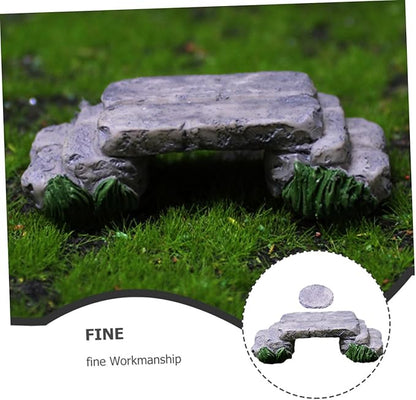 DIY Mini Mushroom Pedal Ornament Fairy Garden Decor for Outside Stepping Stone Kit