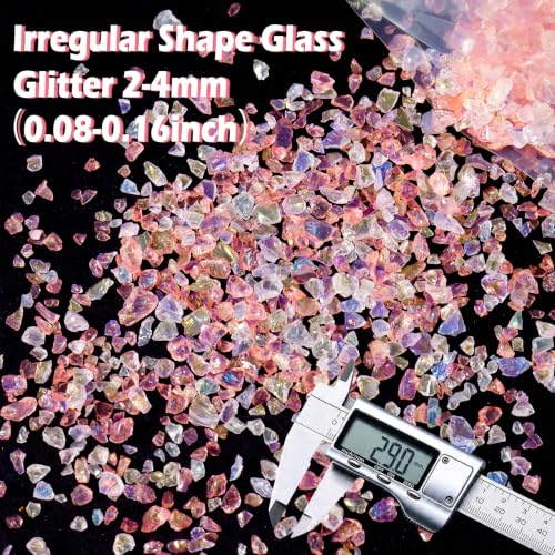 1.8oz 50g Iridescent Crushed Glass