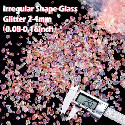 1.8oz 50g Iridescent Crushed Glass