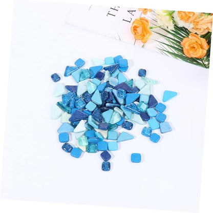 500g DIY Mosaic Stepping Stone Kit Crystal Stones for Adults Craft Crystals Mosaic Supplies