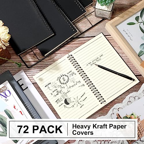 72 Pcs Spiral Notebooks (72 Count)