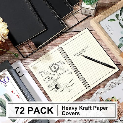 72 Pcs Spiral Notebooks (72 Count)