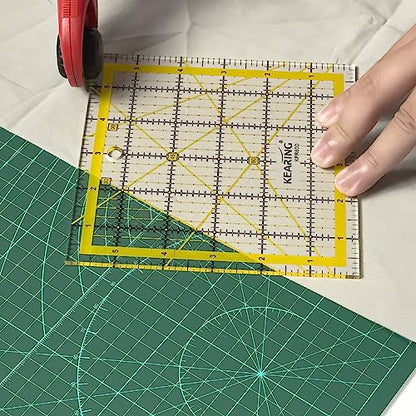 6"x6" Non Slip Quilting Ruler