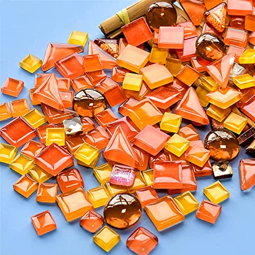 500g Mixed Color Irregular Crystal Mosaic Tiles (17.6 Ounce)