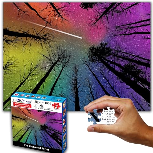 Hard Impossible Challenging The Enchanted Forest 1000 Pieces Large Format Jigsaw Puzzle for 13+