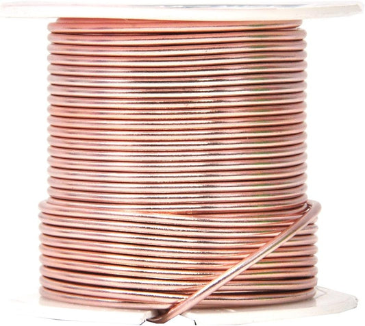 Mandala Crafts 14 Gauge Anodized Aluminum Craft Wire for Jewelry Making – 330 FT Colored Flexible Rose Gold Combo Wire - Bendable for Bonsai Armature Crafting Sculpting - Crafty Corner