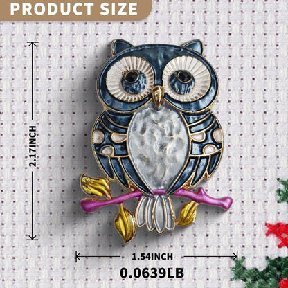 Needle Minder Magnet, Magnetic Needle Minder, Needle Minders Magnetic Cross Stitch Accessories, Magnetic Needle Holder, Life Tree, Butterfly, Cats, Owl, Heart (OWL)