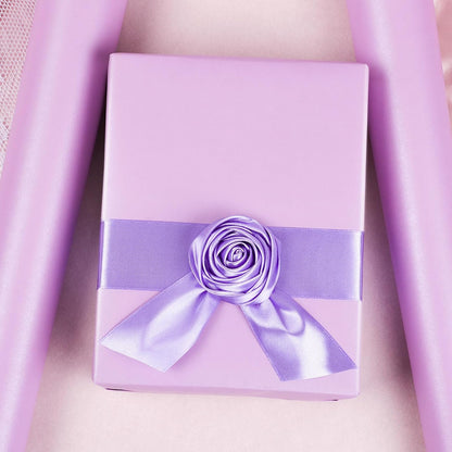NESCCI Light Purple Matte Wrapping Paper,Solid Color Pearly-Lustre Paper,Gift Wrapping Paper,Perfect for Wedding,Valentine's Day,Birthday, Christmas,Baby Shower,DIY Bouquet (17 Inches X 32.8 Feet)