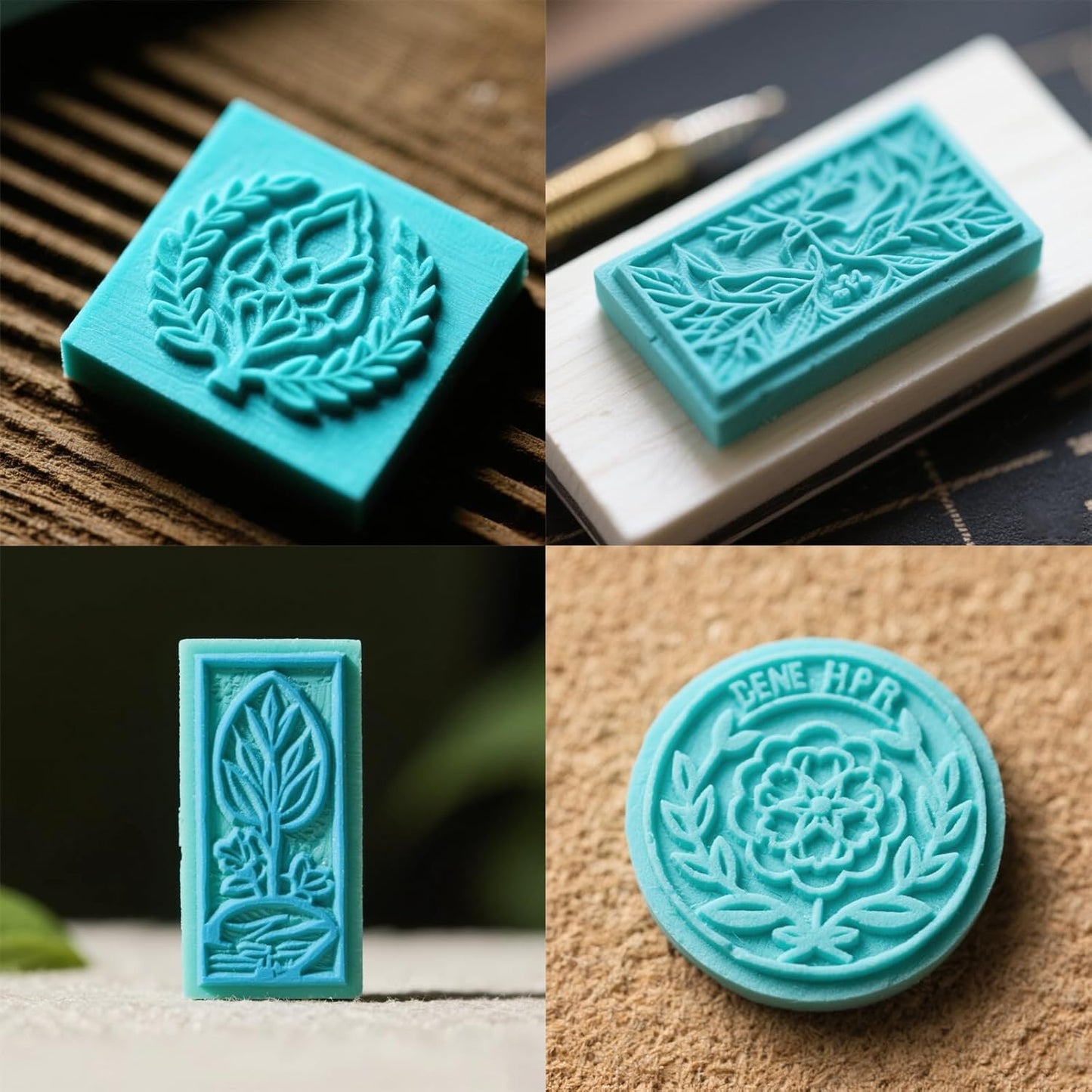 5 PCS 8.5"x11" Rubber Carving Blocks, A4 Large Linoleum Blocks for Printmaking, Engraving Crafts