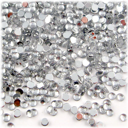 The Crafts Outlet 1,440pc Rhinestones Round 3mm (10ss) Flatback Champagne - Crafty Corner