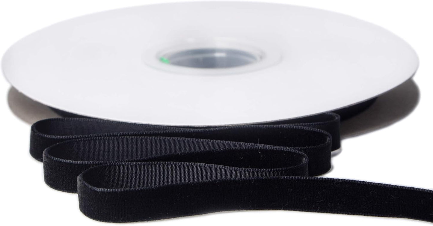 Ribbli Polyester Black Velvet Ribbon,3/8 Inch,10-Yard Spool,Use for Choker,Gift Wrapping,Floral Bouquets, Boutonnieres - Crafty Corner