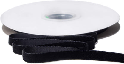 Ribbli Polyester Black Velvet Ribbon,3/8 Inch,10-Yard Spool,Use for Choker,Gift Wrapping,Floral Bouquets, Boutonnieres - Crafty Corner