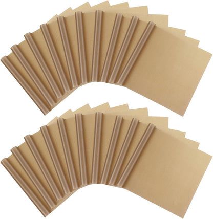 Selizo 20 Pack Teflon Sheet for Heat Press, Heat Transfer Press Cover Paper Heat Resistant Transfer Protector Mats for Cricut Iron HTV Vinyl, Sublimation, Baking and Craft