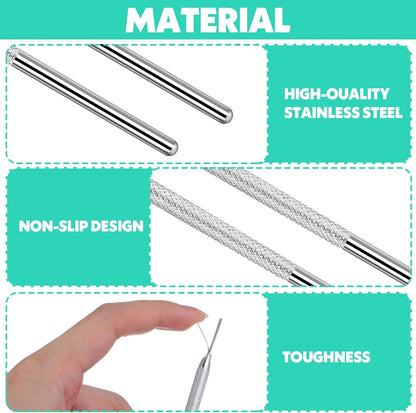 10 Pcs Needle Tools for Clay, Clay Modeling Tools, Seven Needles Wire Texture Tool, Sculpting Ceramics Pottery Carving Tool for Ceramic Polymer Pottery Sculpting, Texturing, Modeling