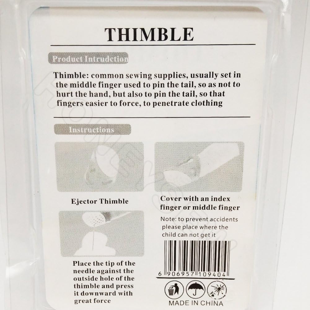 HONEYSEW Soft Comfort Thimble Two Size for Choose (Medium Size)