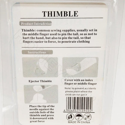 HONEYSEW Soft Comfort Thimble Two Size for Choose (Medium Size)