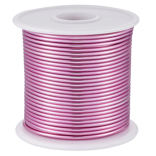 12 Gauge Pink Aluminum Craft Wire (105FT) - Anodized for Jewelry Making, Beading Floral, Plant Gardening, Sculpting & Modeling Craft Wire(Pink #13, 2mm) - Crafty Corner