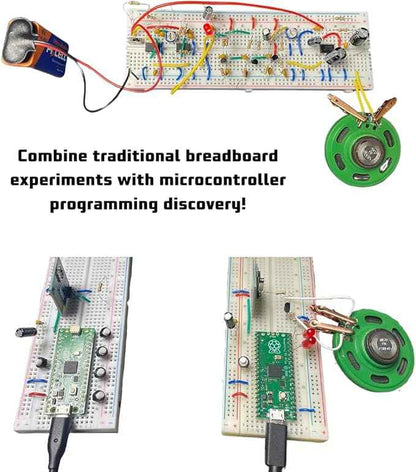 Make: Radio Electronics Kit - Component Pack Follows Experiments, DIY Projects, and Circuits Including Raspberry Pi Microcontroller Adaptations in the 2024 Paperback by Fredrik Jansson & Charles Platt