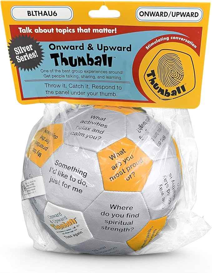 Trainers Warehouse 6" Thumball Collection, 32 Prompts for Conversation, Team Building, Relationship and Training