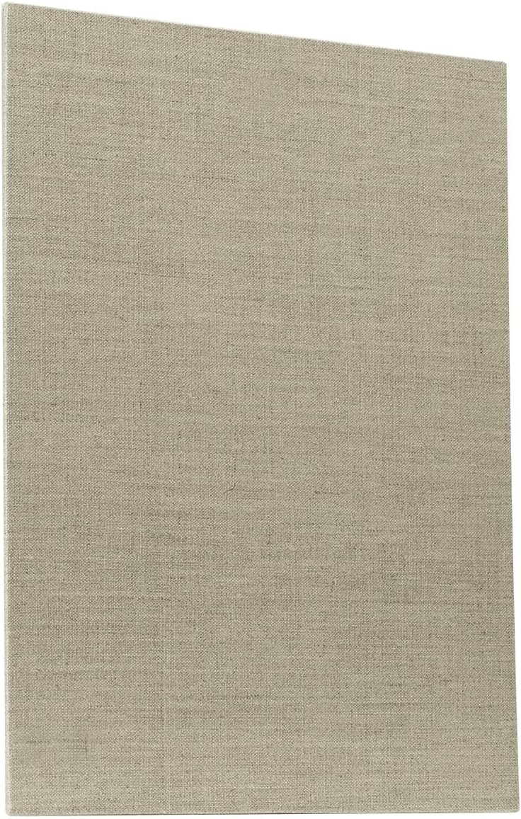 Senso Clear Primed Linen Panels - 12x12-3 Pack of Panels for Painting Oils, Acrylics, Pastels and More