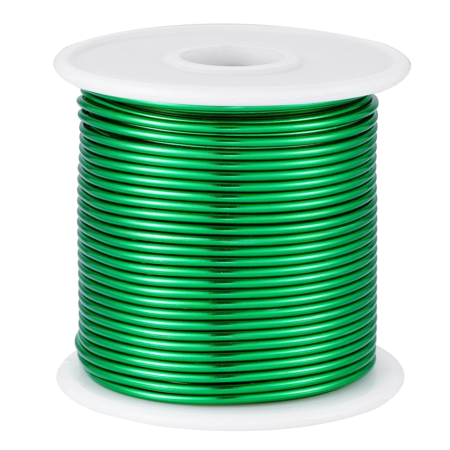 12 Gauge Green Aluminum Craft Wire (105FT) - Anodized for Jewelry Making, Beading Floral, Plant Gardening, Sculpting & Modeling Craft Wire (Green #25, 2mm) - Crafty Corner