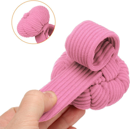 HARFINGTON Wrist Pin Cushions, Sewing Needle Pin Cushion Adjustable Strap with Elastic Strap Finger Ring Pincushions Fit All Wrist Sizes for Sewing Quilting Needlework DIY Crafts, Pink/Blue