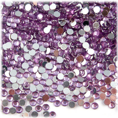 The Crafts Outlet 1,440pc Rhinestones Round 3mm (10ss) Flatback Olive Green - Crafty Corner