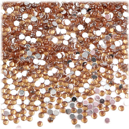 The Crafts Outlet 1,440pc Rhinestones Round 3mm (10ss) Flatback Light Pink - Crafty Corner