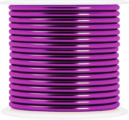 Mandala Crafts 14 Gauge Anodized Aluminum Craft Wire for Jewelry Making – 330 FT Colored Flexible Silver Copper Purple Gold Brown Red Wire - Bendable for Bonsai Armature Crafting Sculpting - Crafty Corner