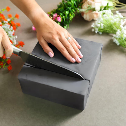 XCEL Floral Foam Blocks - Reusable, Weather Resistant Foam - Perfect for Fresh & Artificial Flower Arrangements, Crafts, Planter Boxes, Home Decor & More - 4-Pk, Gray (7” x 7” x 3”)