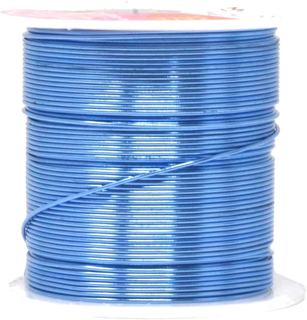 Mandala Crafts 20 Gauge Anodized Aluminum Craft Wire for Jewelry Making - 450 FT Colored Flexible Silver Copper Purple Pink Brown Ice Blue Wire - Bendable for Bonsai Armature Crafting Sculpting - Crafty Corner