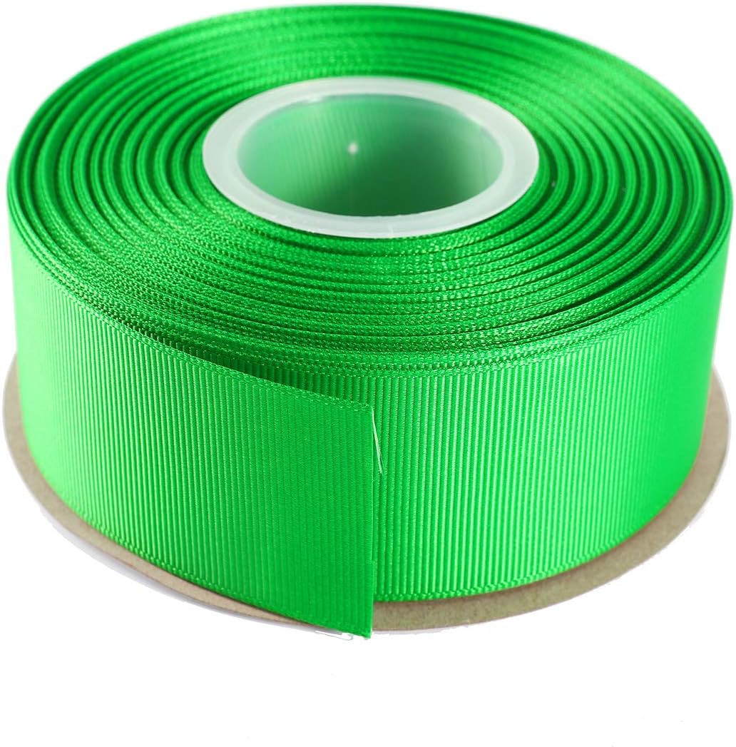 ITIsparkle 11/2" Inch Grosgrain Ribbon 25 Yards-Roll Set for Gift Wrapping Cake Decoration Party Favor Hair Braids Hair Bow Baby Shower Decoration Floral Arrangement Craft Supplies, Emerald Ribbon - Crafty Corner