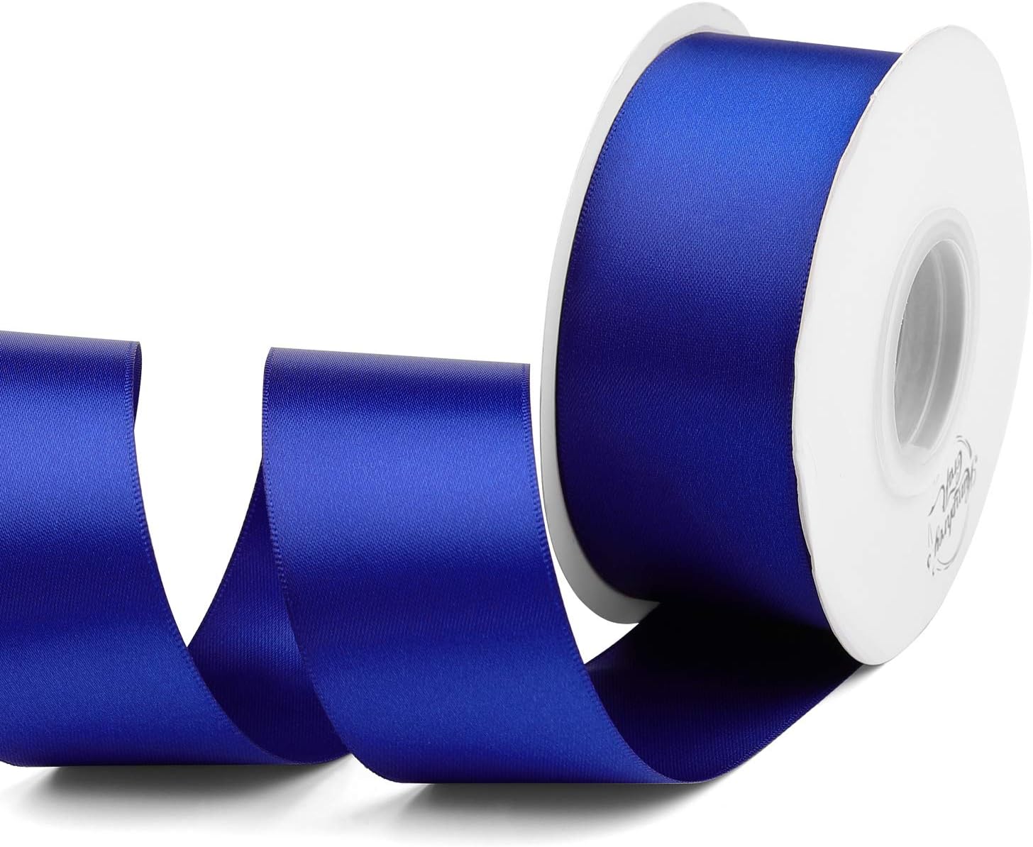 Humphrey's Craft 1-1/2 Inch Cobalt Blue Double Faced Satin Ribbon - 25 Yards Variety of Color for Crafts Gift Wrapping Bows Bouquet Decoration Sewing Christmas Tree Wedding Invitation Card. - Crafty Corner