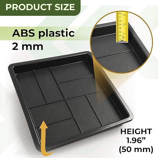 1 pcs Plastic Mold Concrete Parquet Patio Paving Mold - Large Reusable Beautiful Pathmaker Precast Concrete Molds and Forms Stampcrete for Walkways