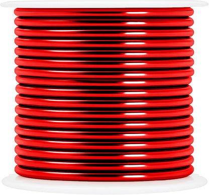 Mandala Crafts 14 Gauge Anodized Aluminum Craft Wire for Jewelry Making – 330 FT Colored Flexible Silver Copper Purple Gold Brown Red Wire - Bendable for Bonsai Armature Crafting Sculpting - Crafty Corner