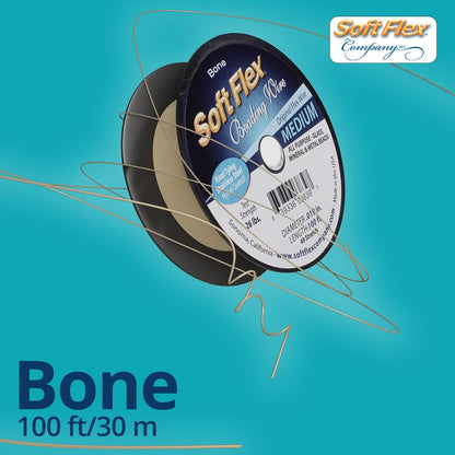 Soft Flex 49 Strand Beading Wire - Medium 0.19 Diameter - 100 Feet Nylon Design Wire - Crafty Corner