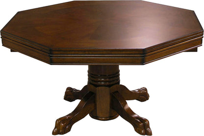 Combination 3 in 1 Poker/Game Table (Chestnut Finish)