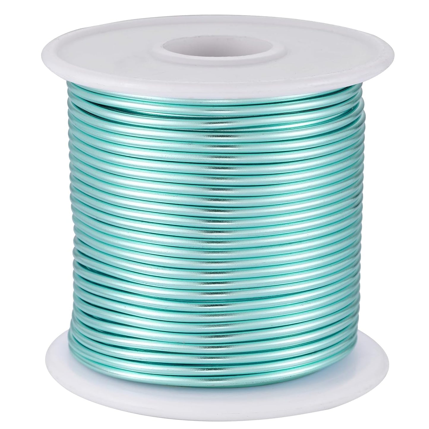 12 Gauge Ice Blue Aluminum Craft Wire (105FT) - Anodized for Jewelry Making, Beading Floral, Plant Gardening, Sculpting & Modeling Craft Wire (Ice Blue #24, 2mm) - Crafty Corner