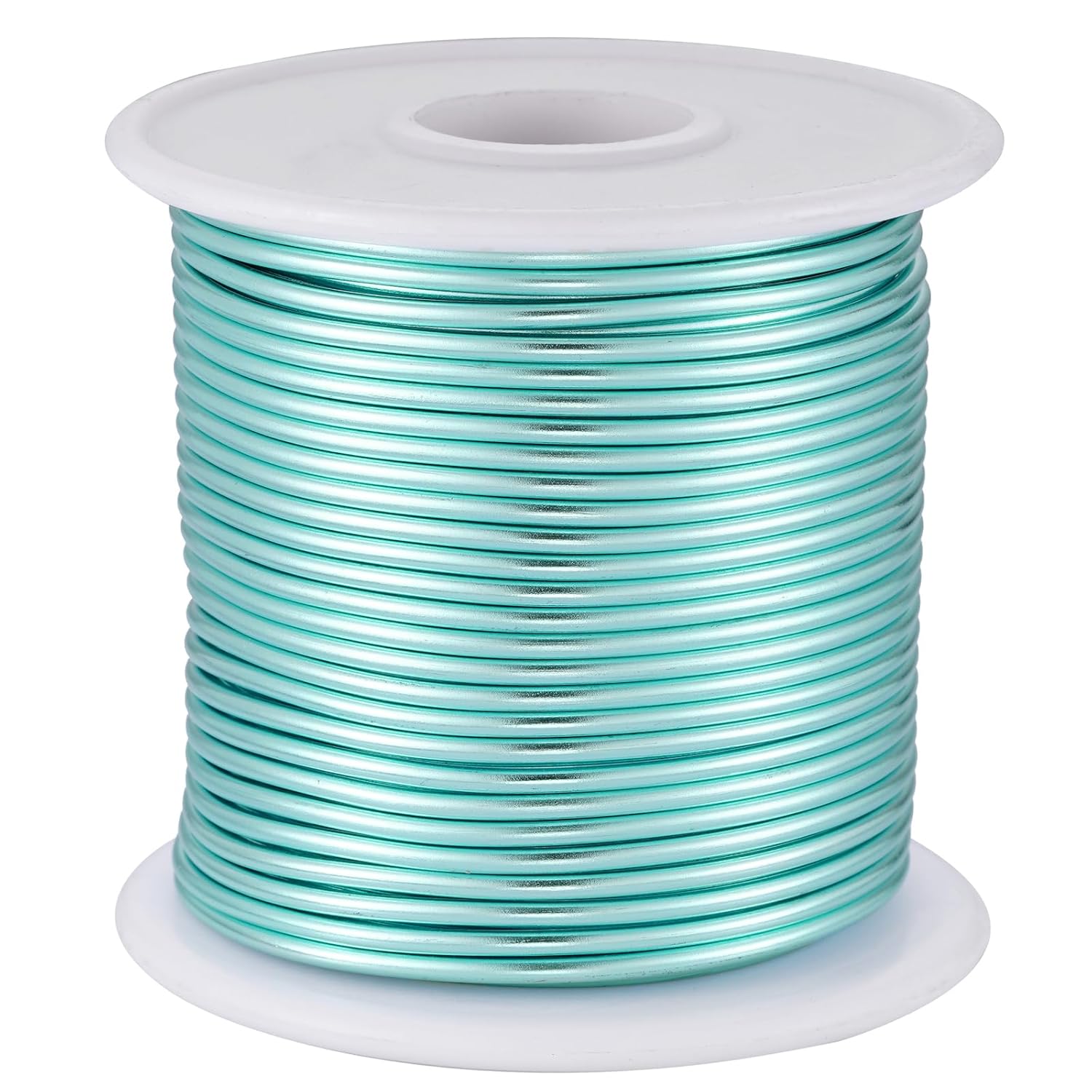12 Gauge Ice Blue Aluminum Craft Wire (105FT) - Anodized for Jewelry Making, Beading Floral, Plant Gardening, Sculpting & Modeling Craft Wire (Ice Blue #24, 2mm) - Crafty Corner