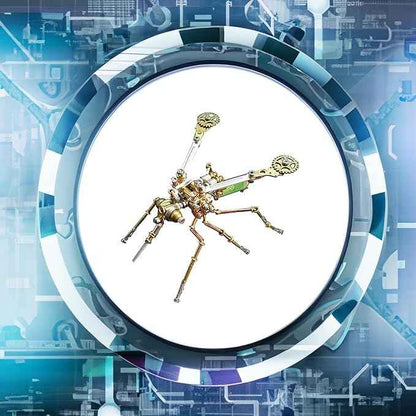 Mechanical 3D Steampunk Metal Puzzle Insects Mosquito Model Personalized Gifts Mind Relaxation Building Project Cool for Birthday (Mosquito)