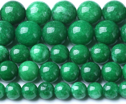 4MM Blackish Green Cloudy Chalcedony Stone Beads Round Loose Beads for Jewelry Making Bracelet Necklace 180pcs 2 Strands 32"