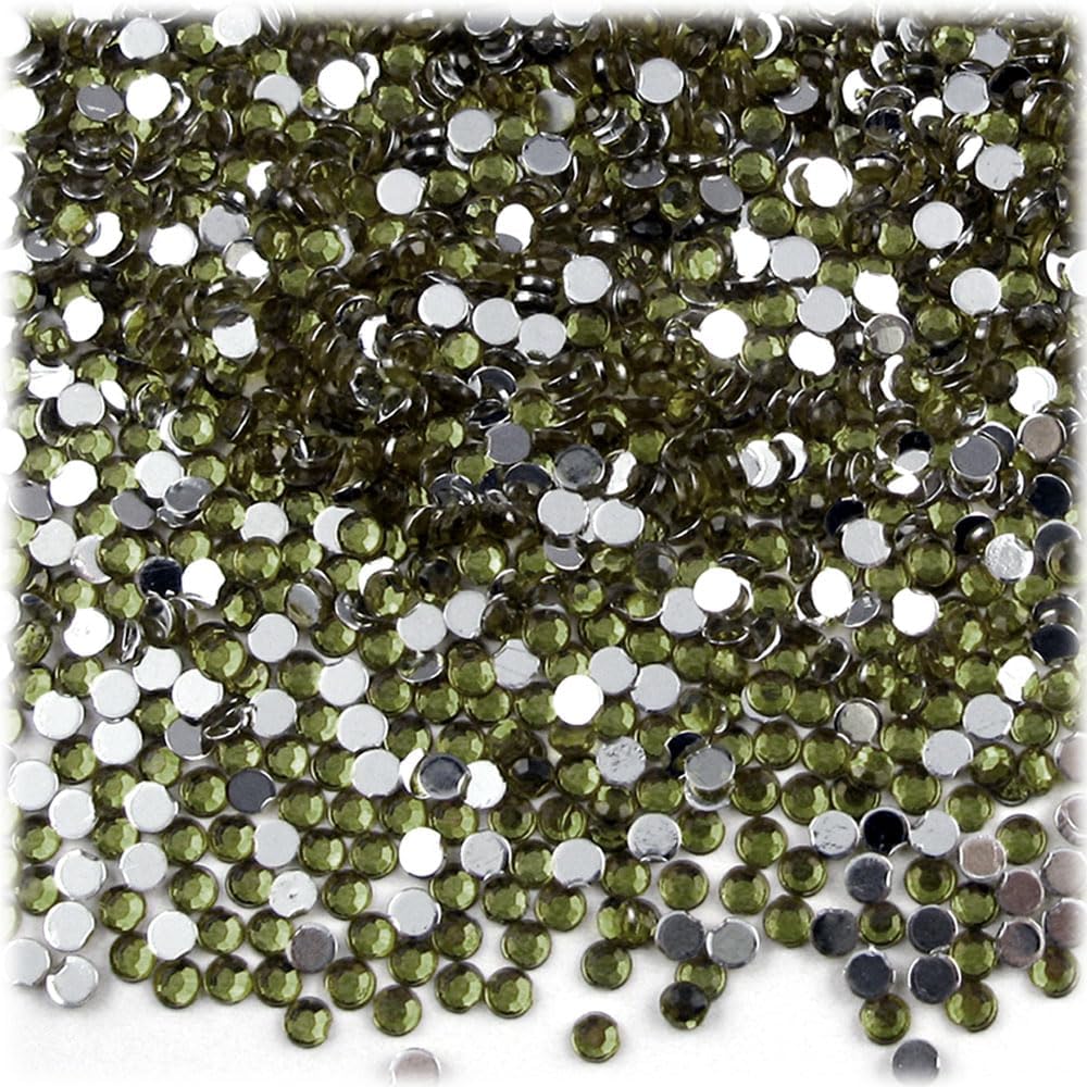 The Crafts Outlet 1,440pc Rhinestones Round 3mm (10ss) Flatback Light Pink - Crafty Corner