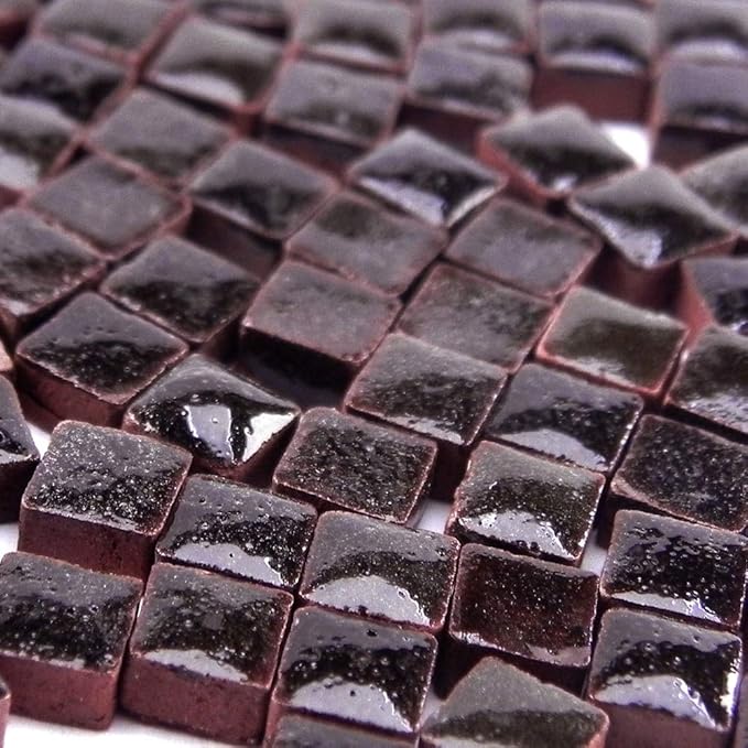Do It Yourself Adult Mosaic Arts and Crafts Picture Tiles, 1000 Pcs 5 mm Chocolate Brown, RC01