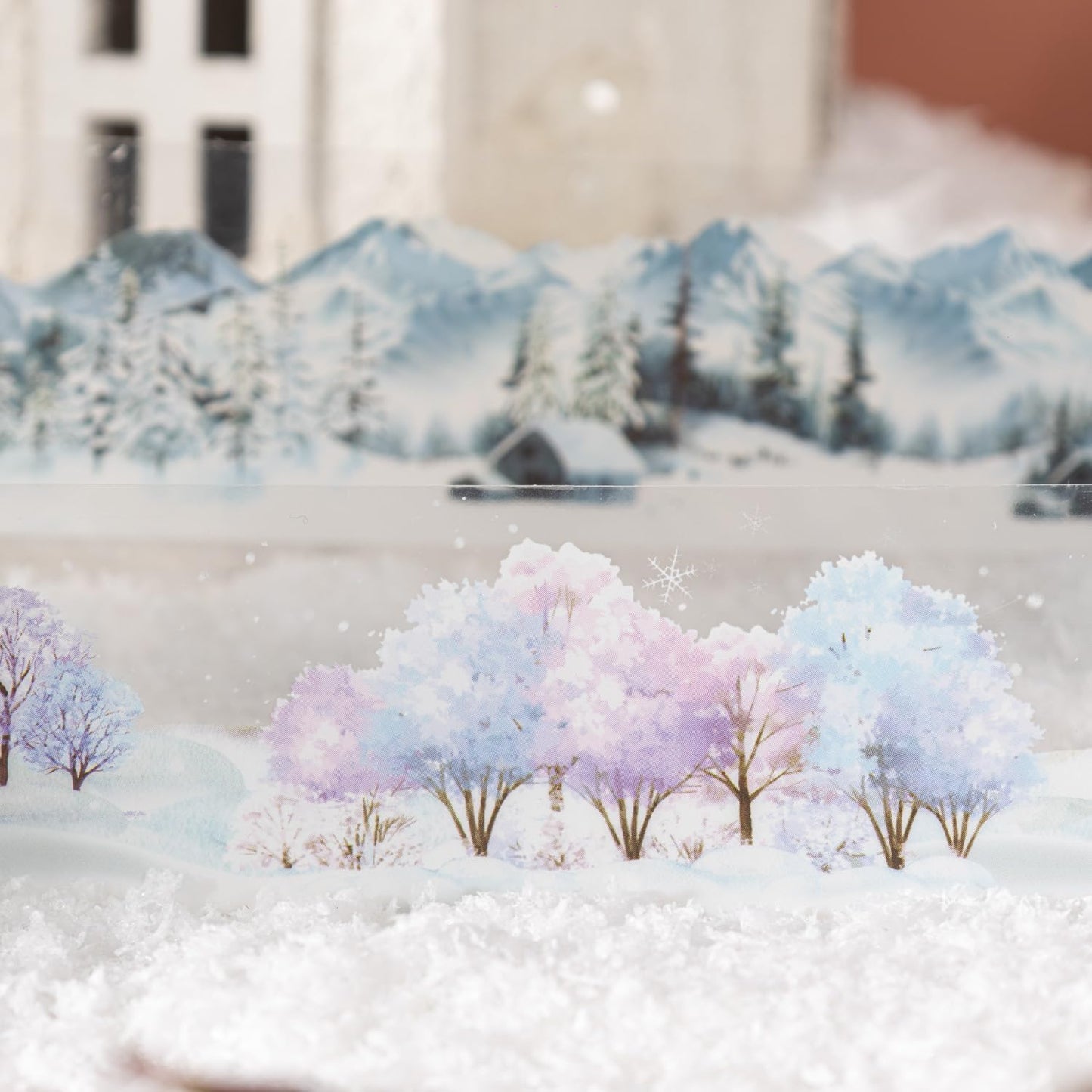 6 Rolls Winter PET Washi Tape,Nature Landscape Tape Stickers for Journaling Supplies,Scrapbooking,Junk Journal,Journaling,DIY Arts Crafts,Notebook,Phone Case,Cups(Winter)