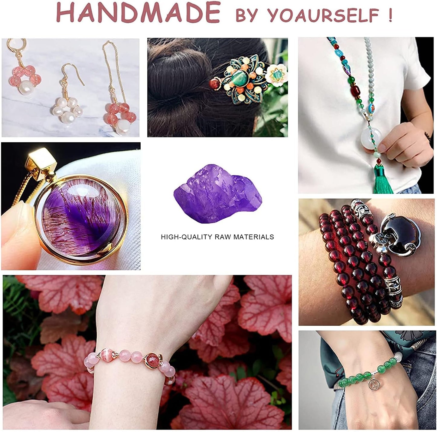 60PCS 6MM Australian Jade Stone Beads Energy Healing Beads for DIY Jewelry Bracelet Necklace Making for Jewelry Making 15Inch
