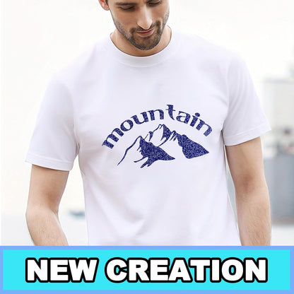 Dark Blue Glitter Heat Transfer Vinyl 12Inch*6FT Glitter Iron on Vinyl for T Shirts Easy to Cut and Weed Compatible with All Cutter Machines HTV Iron on Vinyl for Cricut (Dark Blue)