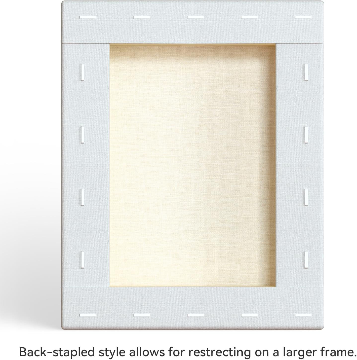 PHOENIX 8x10 Inch 4 Pack Gallery Canvas - 1.5 in Thick Small Canvases for Painting - Deep Edge 100% Cotton 11 Oz. Gesso Primed White Blank Professional Canvas Oil & Acrylic Paints