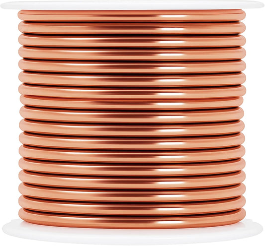 Mandala Crafts 13 Gauge Anodized Aluminum Craft Wire for Jewelry Making - 300 FT Colored Flexible Rose Gold Combo Wire - Bendable for Bonsai Armature Crafting Sculpting - Crafty Corner