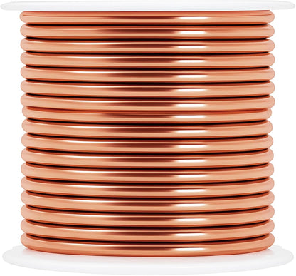 Mandala Crafts 10 Gauge Anodized Aluminum Craft Wire for Jewelry Making - 120 FT Colored Flexible Rose Gold Combo Wire - Bendable for Bonsai Armature Crafting Sculpting - Crafty Corner